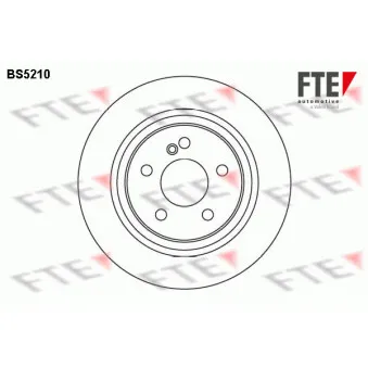 Jeu de 2 disques de frein arrière FTE OEM 2204230212