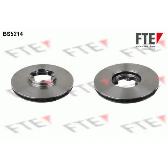 Jeu de 2 disques de frein avant FTE BS5214 pour FORD TRANSIT 2.4 DI - 75cv
