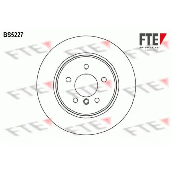 FTE BS5227 - Jeu de 2 disques de frein arrière