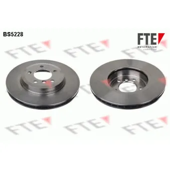 Jeu de 2 disques de frein avant FTE OEM 34116855156