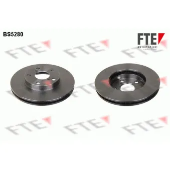 FTE BS5280 - Jeu de 2 disques de frein avant