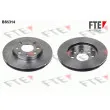 FTE BS5314 - Jeu de 2 disques de frein avant