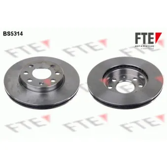 Jeu de 2 disques de frein avant FTE OEM 569021