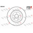 FTE BS5343 - Jeu de 2 disques de frein avant
