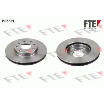 Jeu de 2 disques de frein avant FTE OEM 96471274