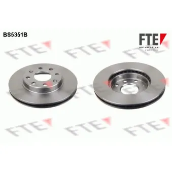 Jeu de 2 disques de frein avant FTE OEM 96471274