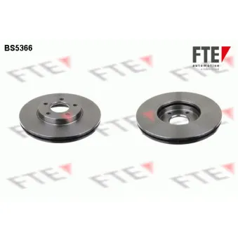 Jeu de 2 disques de frein avant FTE OEM 1361298