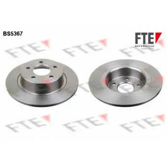 Jeu de 2 disques de frein arrière FTE OEM 4457989