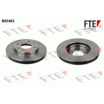 Jeu de 2 disques de frein avant FTE OEM 5171238100