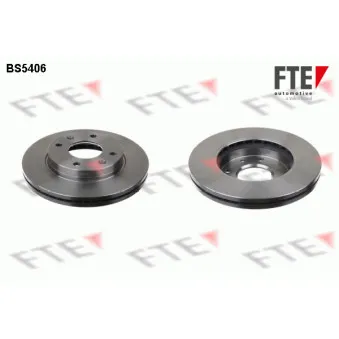 FTE BS5406 - Jeu de 2 disques de frein avant