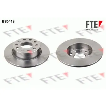 Jeu de 2 disques de frein arrière FTE OEM JZW698601AA