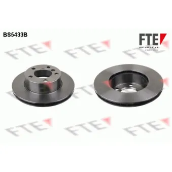 Jeu de 2 disques de frein avant FTE OEM 34116764629