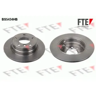 FTE BS5434HB - Jeu de 2 disques de frein arrière