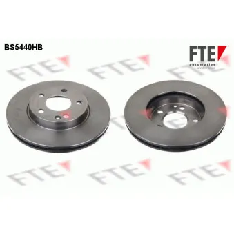 Jeu de 2 disques de frein avant FTE BS5440HB pour MERCEDES-BENZ CLASSE A A 180 - 116cv