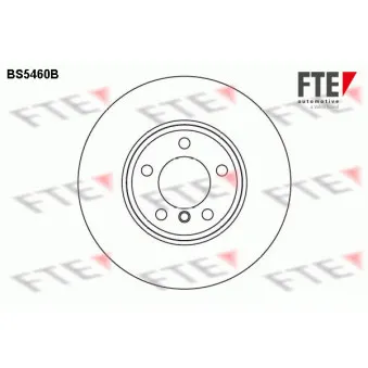 FTE BS5460B - Jeu de 2 disques de frein avant
