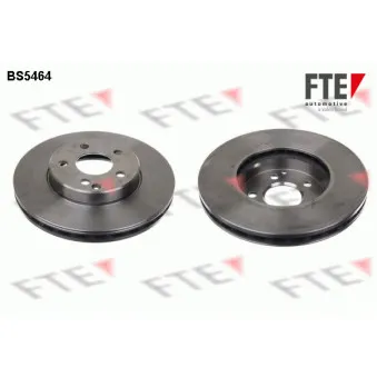 Jeu de 2 disques de frein avant FTE BS5464 pour MERCEDES-BENZ CLASSE E E 220 CDI - 170cv