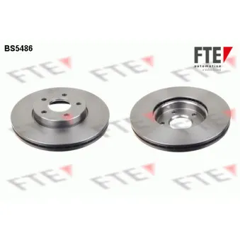 Jeu de 2 disques de frein avant FTE OEM 3M512C375AC