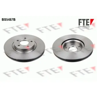 Jeu de 2 disques de frein avant FTE BS5487B pour FORD FOCUS 1.6 Flexifuel - 150cv