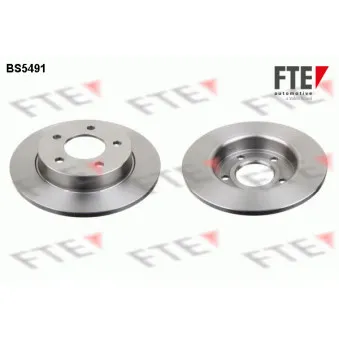 FTE BS5491 - Jeu de 2 disques de frein arrière