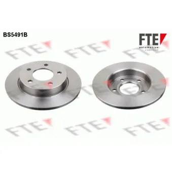 FTE BS5491B - Jeu de 2 disques de frein arrière