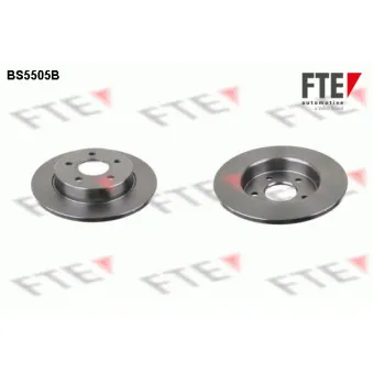 FTE BS5505B - Jeu de 2 disques de frein arrière
