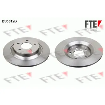 FTE BS5512B - Jeu de 2 disques de frein arrière