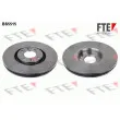 FTE BS5515 - Jeu de 2 disques de frein avant