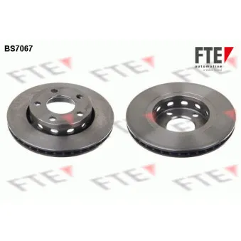 FTE BS7067 - Jeu de 2 disques de frein arrière