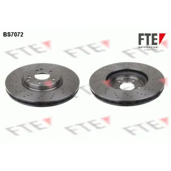 FTE BS7072 - Jeu de 2 disques de frein avant