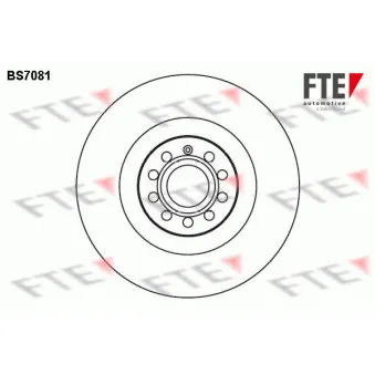 FTE BS7081 - Jeu de 2 disques de frein avant
