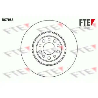 Jeu de 2 disques de frein avant FTE OEM 51731346