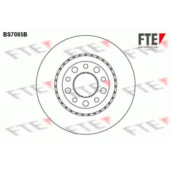 Jeu de 2 disques de frein arrière FTE OEM 51760274