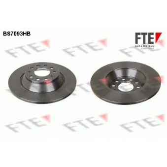 FTE BS7093HB - Jeu de 2 disques de frein arrière