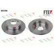 FTE BS7096 - Jeu de 2 disques de frein arrière