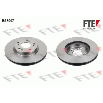 Jeu de 2 disques de frein avant FTE OEM 45251S7AE10