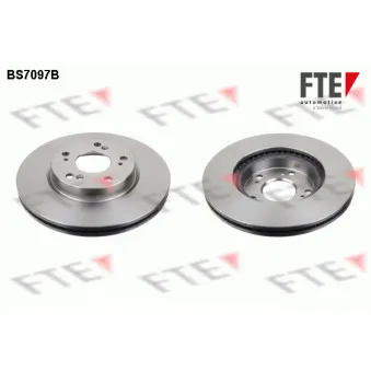 FTE BS7097B - Jeu de 2 disques de frein avant