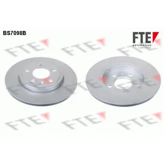 Jeu de 2 disques de frein arrière FTE OEM 8E0615601M