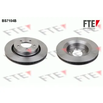 FTE BS7104B - Jeu de 2 disques de frein avant