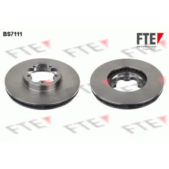 Jeu de 2 disques de frein avant FTE BS7111 pour FORD TRANSIT 2.2 TDCi 4x4 - 125cv