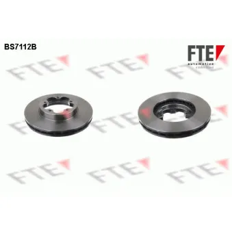 Jeu de 2 disques de frein avant FTE OEM 6C111125BB