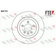 FTE BS7115 - Jeu de 2 disques de frein avant