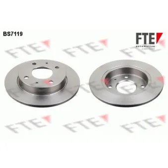 FTE BS7119 - Jeu de 2 disques de frein arrière