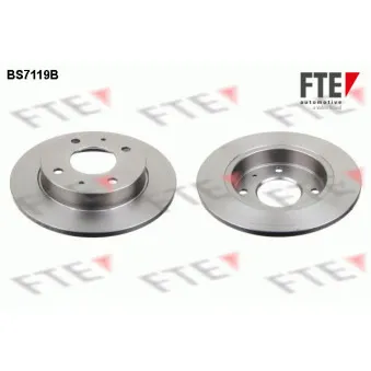 FTE BS7119B - Jeu de 2 disques de frein arrière