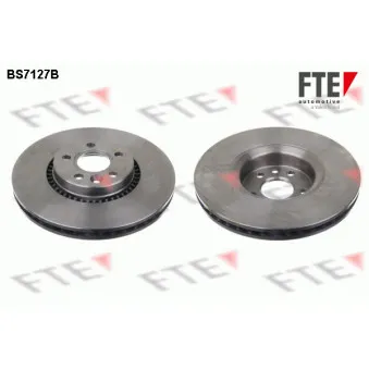 FTE BS7127B - Jeu de 2 disques de frein avant