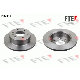 Jeu de 2 disques de frein arrière FTE BS7131 pour MERCEDES-BENZ SPRINTER 218 CDI - 184cv