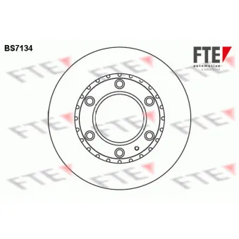 FTE BS7134 - Jeu de 2 disques de frein avant
