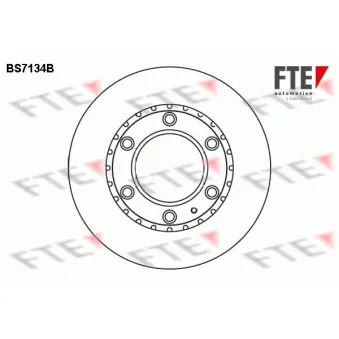 FTE BS7134B - Jeu de 2 disques de frein avant
