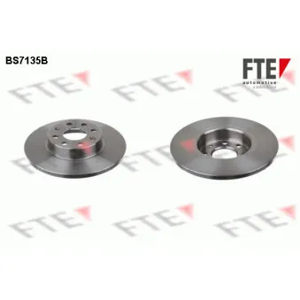 Jeu de 2 disques de frein avant FTE OEM 55700398