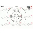 FTE BS7146 - Jeu de 2 disques de frein avant