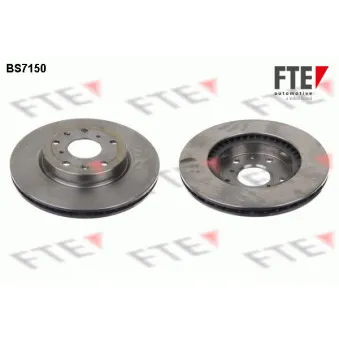 FTE BS7150 - Jeu de 2 disques de frein avant